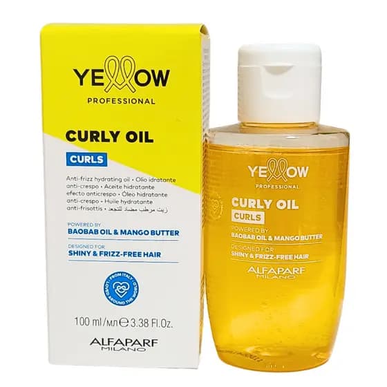 Óleo Yellow Curls 100ml - Hidratação para Cabelos Cacheados