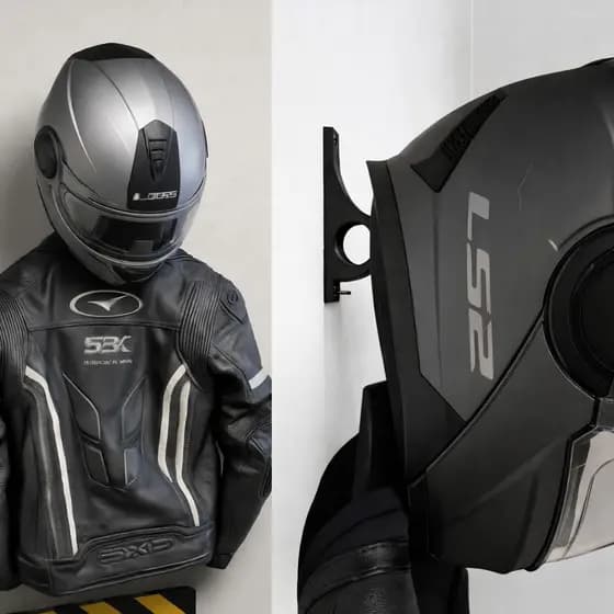Suporte 3D Fixo De Parede Para Capacete