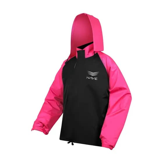 Capa Chuva Moto Motoqueira Impermeável Feminina Jaqueta Avulsa Nave Nylon Bicolor