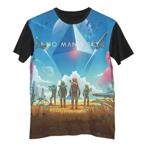 Pt Camisa Camiseta Game Ps4 Xbox No Mans Sky Explorer G1544
