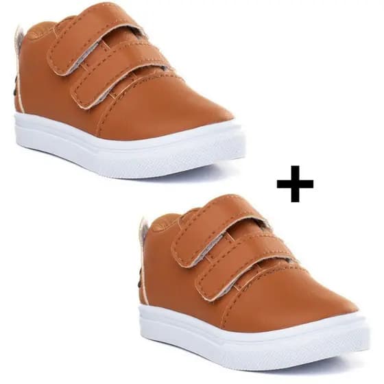 Kit 2 Pares Mini Feet Masculino Para Bebê Super Leve e Confortável Primeiros Passos