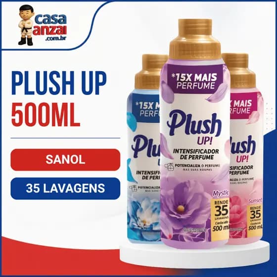 Amaciante Sanol Plush Up Intensificador de Perfume Intenso Para Roupas