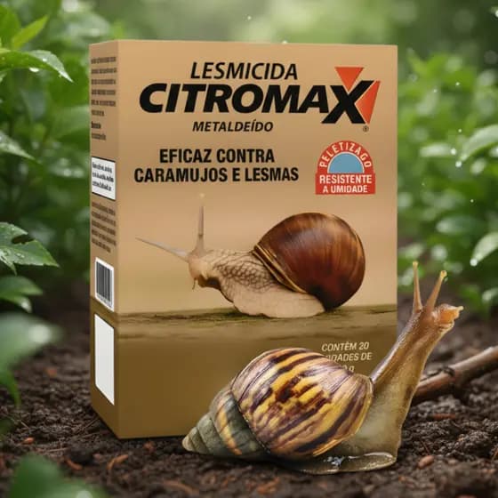Lesmicida Peletizado 1kg Controle de Lesmas e Caramujos De Jardim