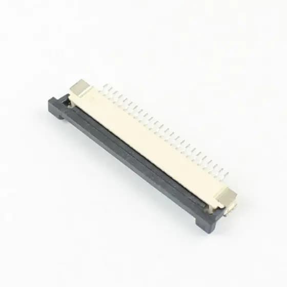 Conector FPC FFC 24 pinos / vias - passo 1.0mm - contato superior / teclado notebook