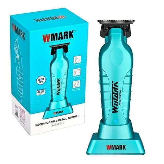 Maquina de Acabamento Wmark NG 317 Azul Profissional Bivolt