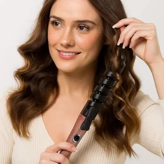 Babyliss Modelador Cabelos Ondulados Enrola Define Cachinhos Beleza Cachos Chapinha Escova