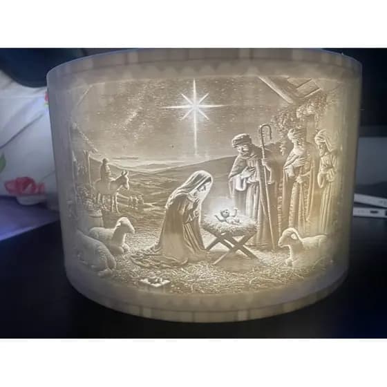 Presépio com 3 Reis Magos, Estrela Brilhante, Manjedoura