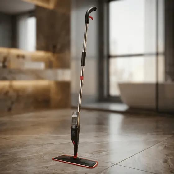 Mop Spray Borrifador Powermaid 380ml Limpeza Eficiente Refil Microfibra Lavável