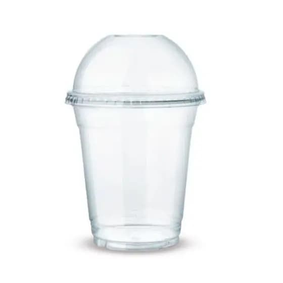 50 Copos PP com tampa bolha PET de 440 ml
