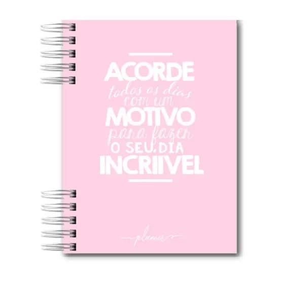 Linda Agenda Planner Permanente Capa Dura Cores