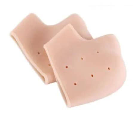 Tornozeleira Hidratante Esporão Meia Protetora de Calcanhar Gel Silicone Rachaduras Alivio