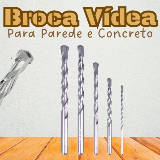 Broca De Videa Para Parede Concreto Vídea 5mm 6mm 8mm 10mm Vídea Promoção
