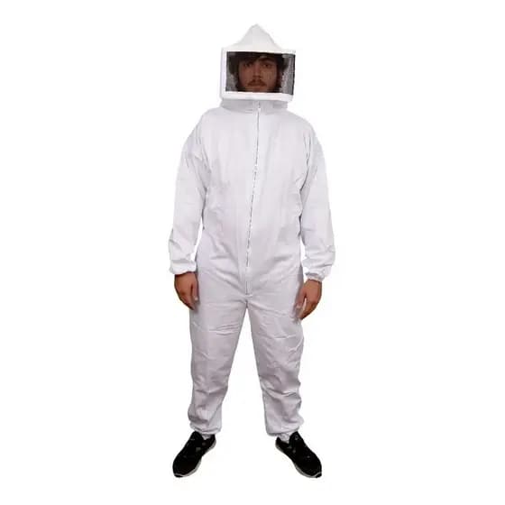 Roupa Apicultor Macacão Apicultura Completo Profissional Com Máscara Ventilado Mexer Criar Abelha Tirar Colher Mel