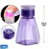 Porta Acetona de Plástico 200ml Color - INJETCOMPL