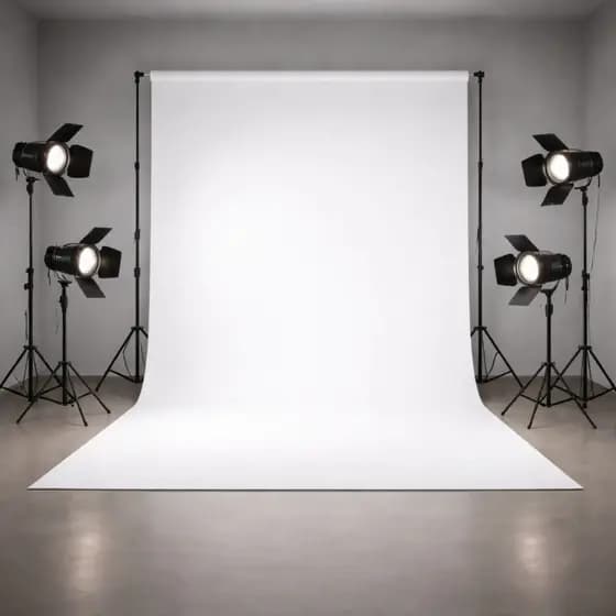 Fundo Infinito PVC Branco Estúdio Fotográfico Foto 1,60 X 2,50 Mts