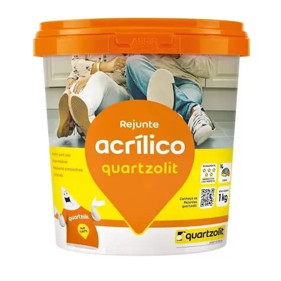 Rejunte Acrílico Branco 1kg Quartzolit