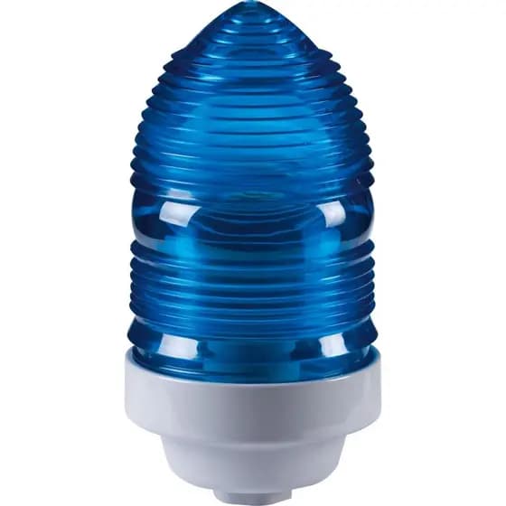 Sinalizador Noturno Topo Predio Tramontina 1lamp Aluminio Azul