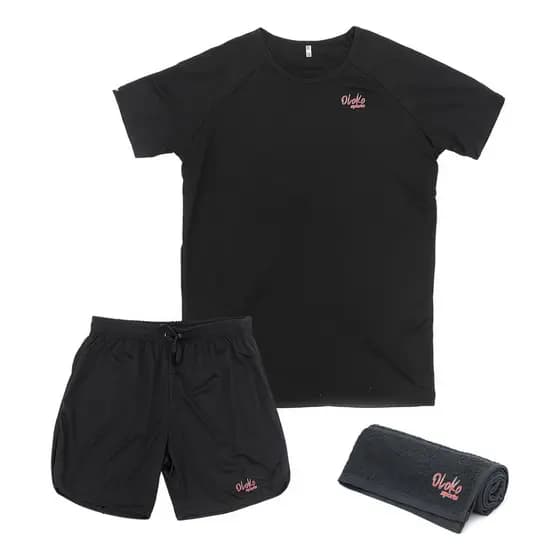 Kit 3 Dry Fit Camiseta + Bermuda Esportiva Academia Brinde