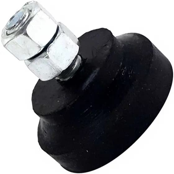 08 Peças Amortecedor Pé Nivelador Sapata De Borracha Rosca 3/8''x19