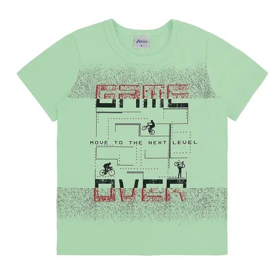 Camiseta Menino Infantil Game Over