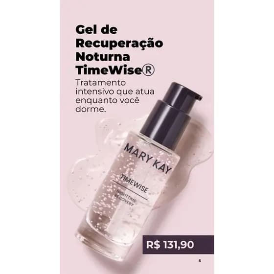 Gel recuperação noturna