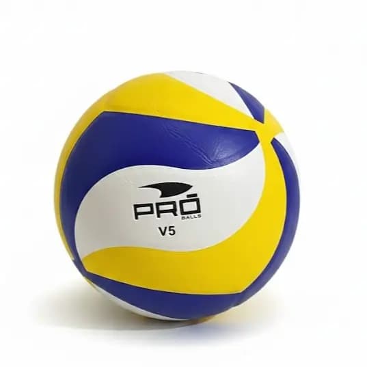 Bola de Vôlei Profissional PU V5 Alta Resistência Macia Oficial Tamanho Padrão.