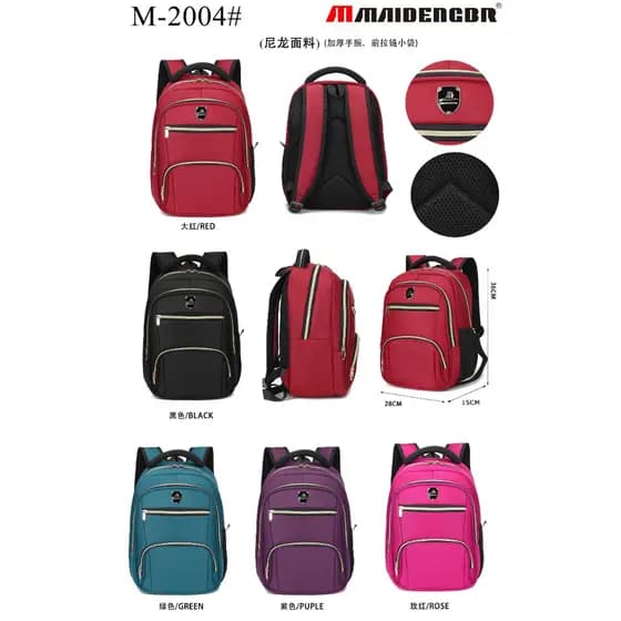 Maideng original Mochila Masculina Feminina Escolar A Prova D'água Bolsa Leve Reforçada e Resistente Ideal