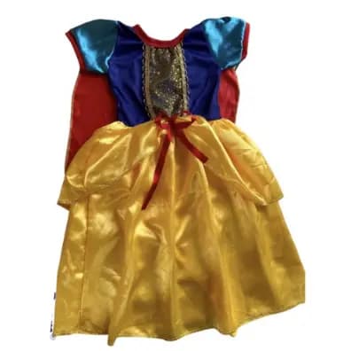 Vestido Fantasia Infantil Branca de Neve Fantasia Branca de Neve Infantil
