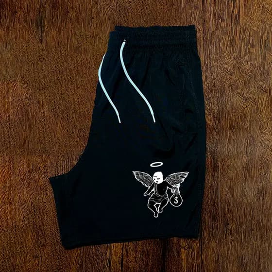 Bermuda Masculina New Angel Ak-47 Urban Life Street Minimalista Elastano Tac tel Com Elastano