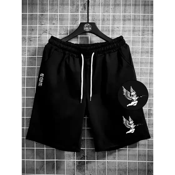 Bermuda moletom Anjo Ak-47 Urbans life Original Lançamento