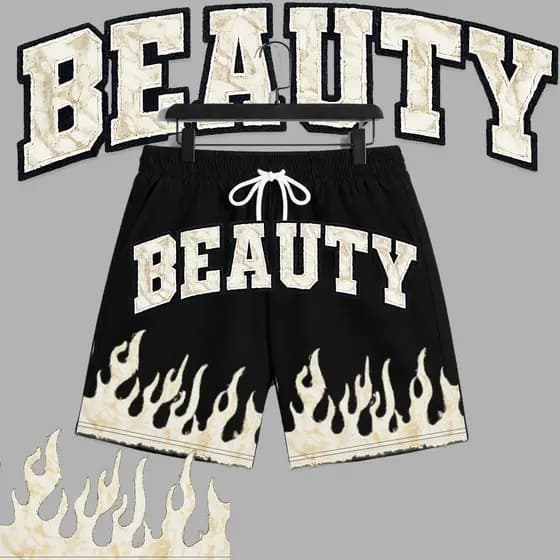 Bermuda Masculina BEAUTY Urban Life Street Minimalista Elastano Tac tel Com Elastano