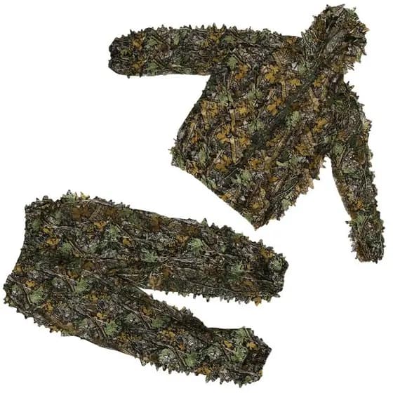 Roupa Camuflada Ghillie Sniper 3d (calça + jaqueta)