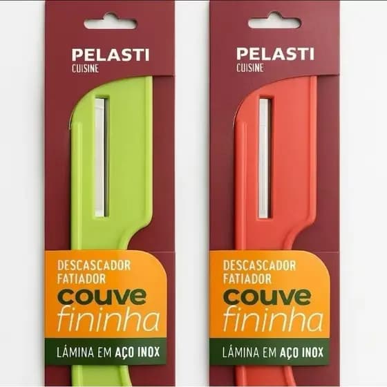 Kit 2 Fatiadores De Legumes Fatia Corta Legumes Verduras Prático