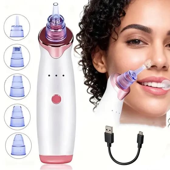 Removedor Cravos e Espinhas Extrator de Cravos Sucção a Vácuo Aparelho Recarregável Sugador Remove Acne