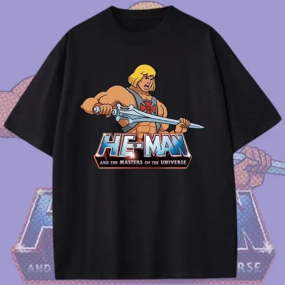 Camiseta Unissex He man Filme Fadom Quadrinhos Hq Desenho Lançamento
