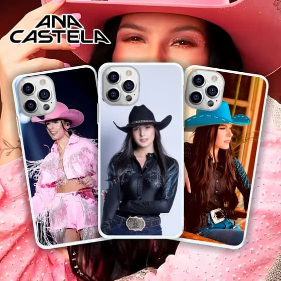 Capa de Celular Ana Castela Cantora Sertanejo Música Personalizada Capinha de Celular