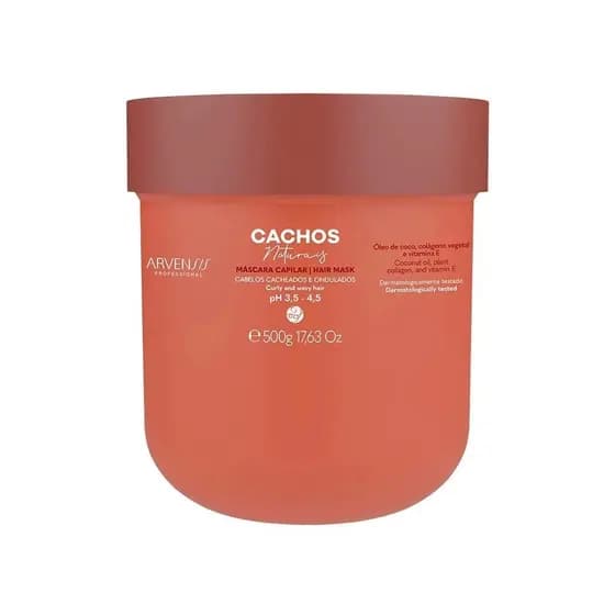 Arvensis Cachos Máscara Hidratação Ondulados Cacheados 500g
