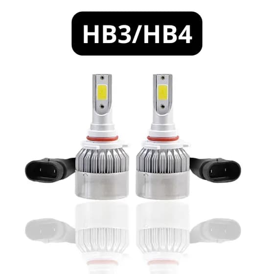 HB3 9005 Lâmpada Led Super Led/ultra led Carro 6000k 9600 Lumens Branca Xenon 12A24
