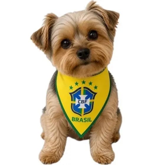 Bandana Para Pet Brasil Cachorro cães e Gato