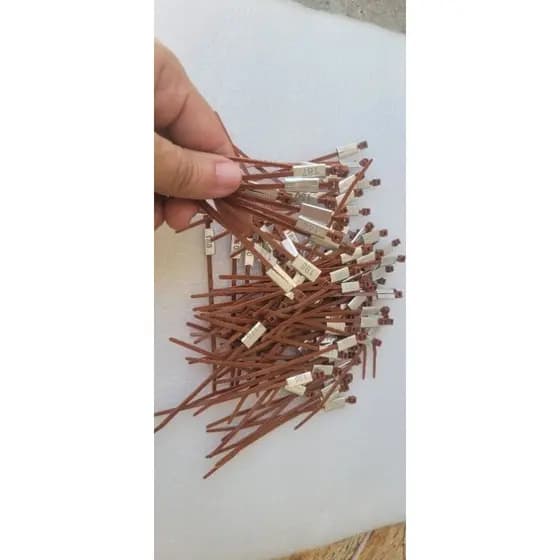 abraçadeiras numeradas para aves pintos galinhas pct com 10 und.