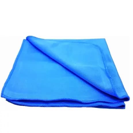 2x Panos Microfibra Para Vidros Secagem Sigma azul escura 38x38