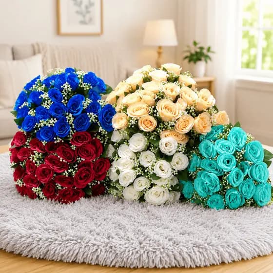 Buque 24 Rosas Artificial Para Noiva Decoração Yl-5526