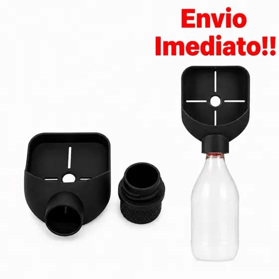 Coletor de pó para Furadeira 3D / Suporte Coletor de Pó para Furação com Garrafa – Fure Sem Sujeira! - Envio Imediato!