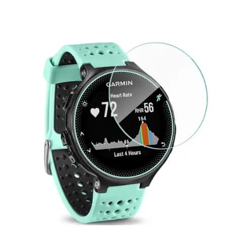 Película De Vidro Temperado para Relógio Garmin Forerunner 225 235 620 630 E Plug de Proteção