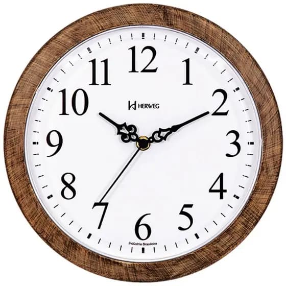 Relógio De Parede Decorativo Grande Cozinha Quartz Herweg Original