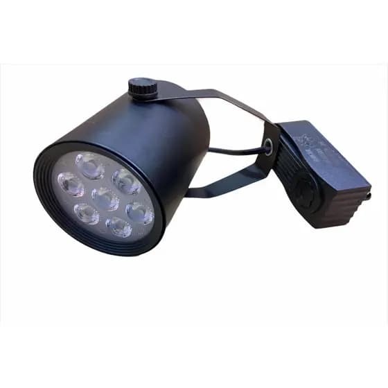 Spot de led para trilho eleltrificado de 7w Cor Preto 3000k