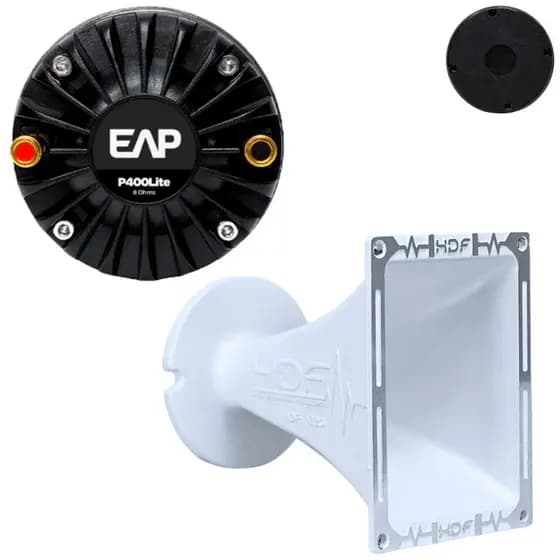 Kit Driver Eap P400lite Com Corneta Hdf 1220 Diamantada