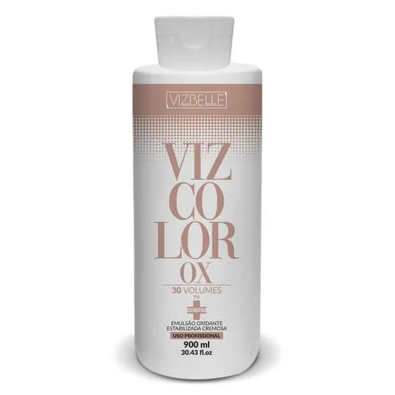 Emulsão Reveladora OX de 30 Volumes 900ml Vizbelle