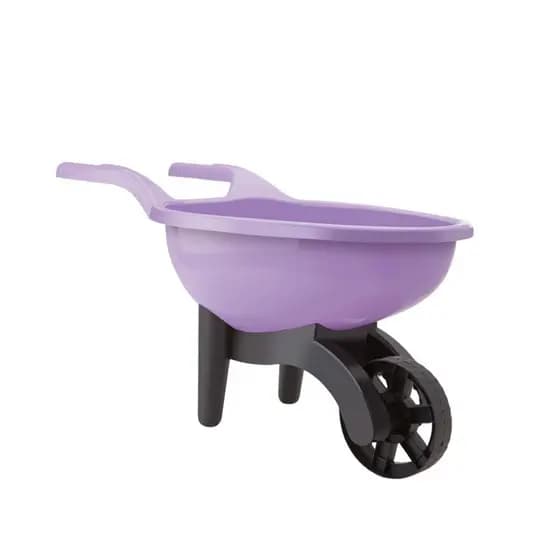 Brinquedo Carrinho Carriola De Praia Infantil Com Pazinha Cor Lilas