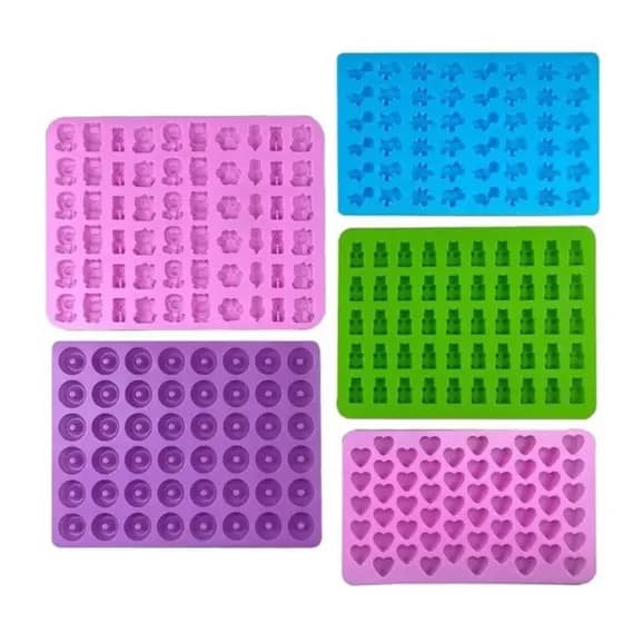Moldes Silicone Gummy Bear Forma Gelatina Bala Candy Shape Apenas Molde
